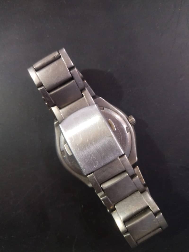 Casio Titanium black dial watch 1