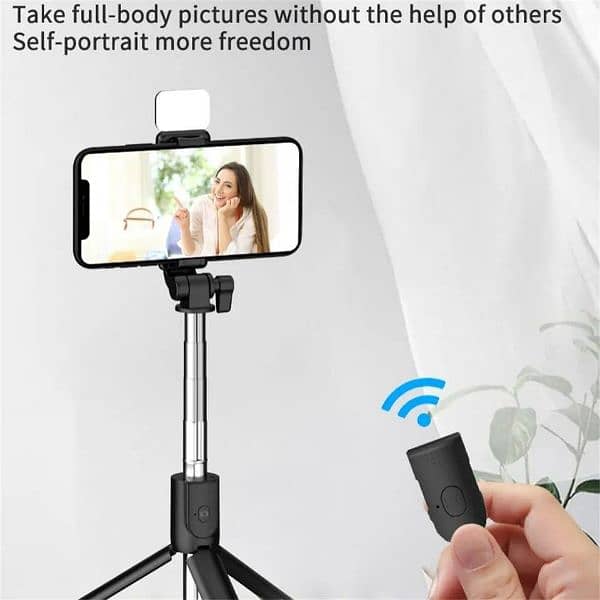 Bluetooth tripod stand 0