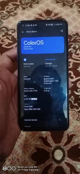 Oppo F19_Exhange with Sony Xperia 5 mark 2 + 4000_9/10 condition_6/128 4