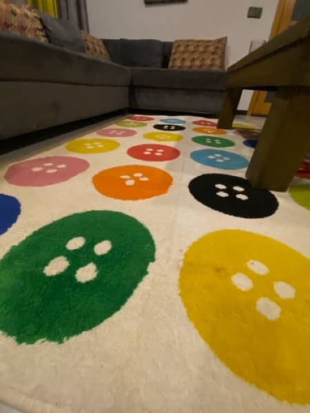 colourful ikea button design rug for sale 3