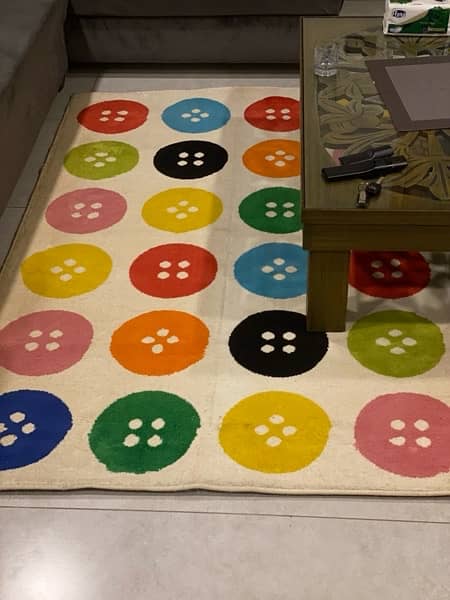 colourful ikea button design rug for sale 4