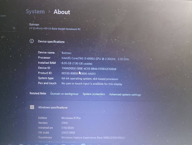 core i3 7 generation all ok untouch 1