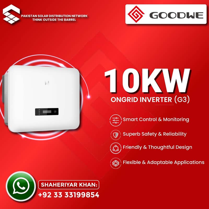 GOODWE    ON-GRID     INVERTER       AVAILABLE 0