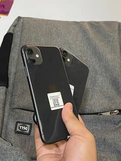 IPHONE 11 jv 100% HEALTH BLACK 10/10 Conditions Under Apple Warrenty