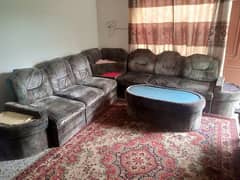 corner sofa set six seater