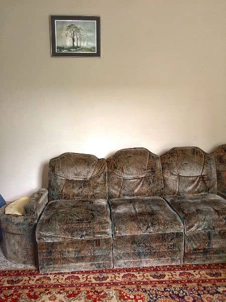 corner sofa set six seater 4