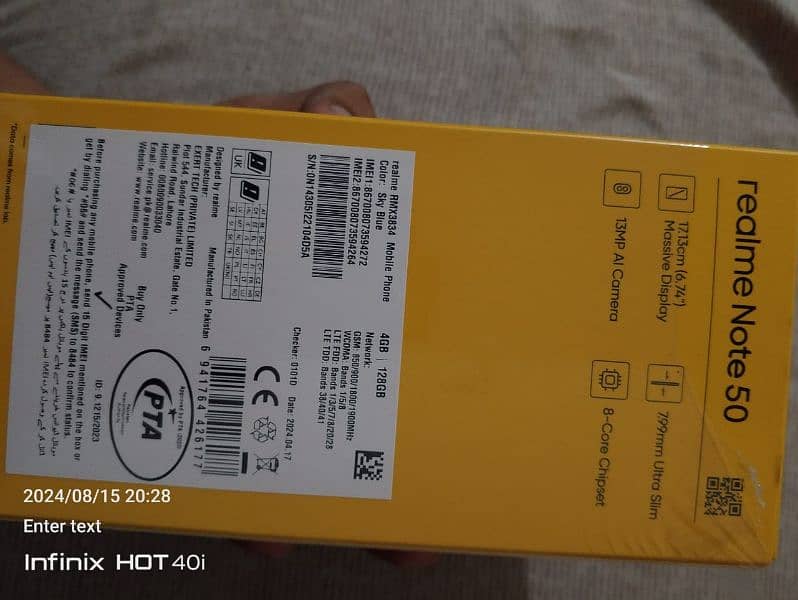 REALME NOTE 50 (128) 8