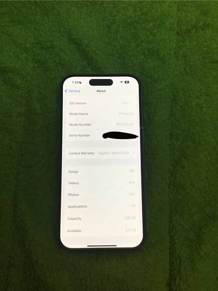 iPhone 15 128 GB JV Blue colour 5