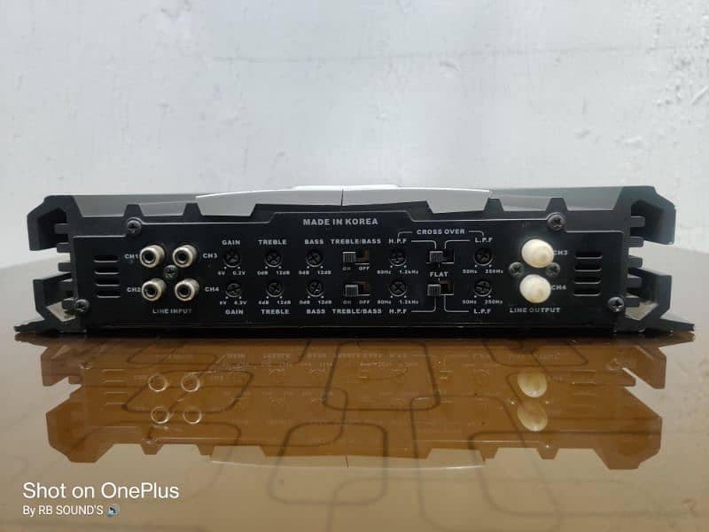 Original Korean 1200W Aiko 4 Channel Car Power Amplifier Made Korea 2