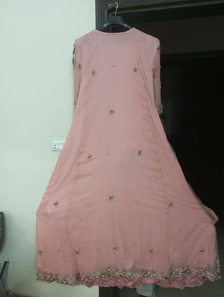 Bridal Suit for Sale | Maxi Dress with Dupatta and Pajama | بارات سوٹ 4