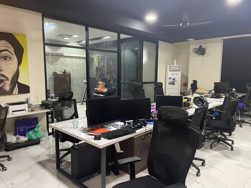 Ideal 1110 SqFt Office for Rent adjacent to MM Alam Road Lahore 8