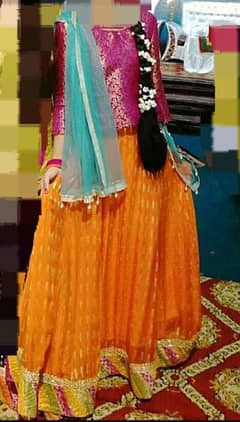 3 Piece Sharara Shirt with net Dupatta