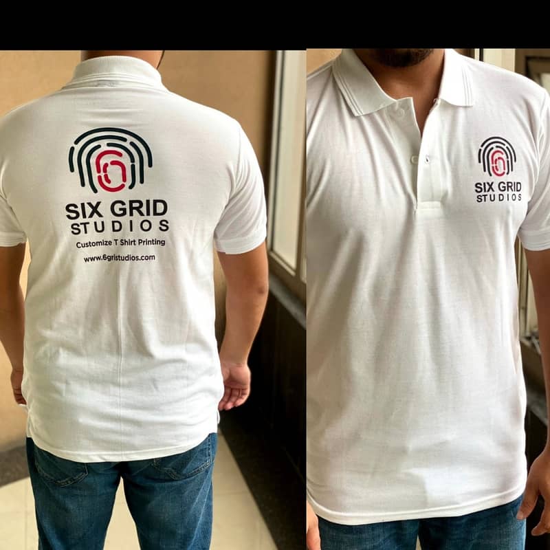 Customize T-shirt Printing in Lahore | Polo, Polister Supports uniform 9