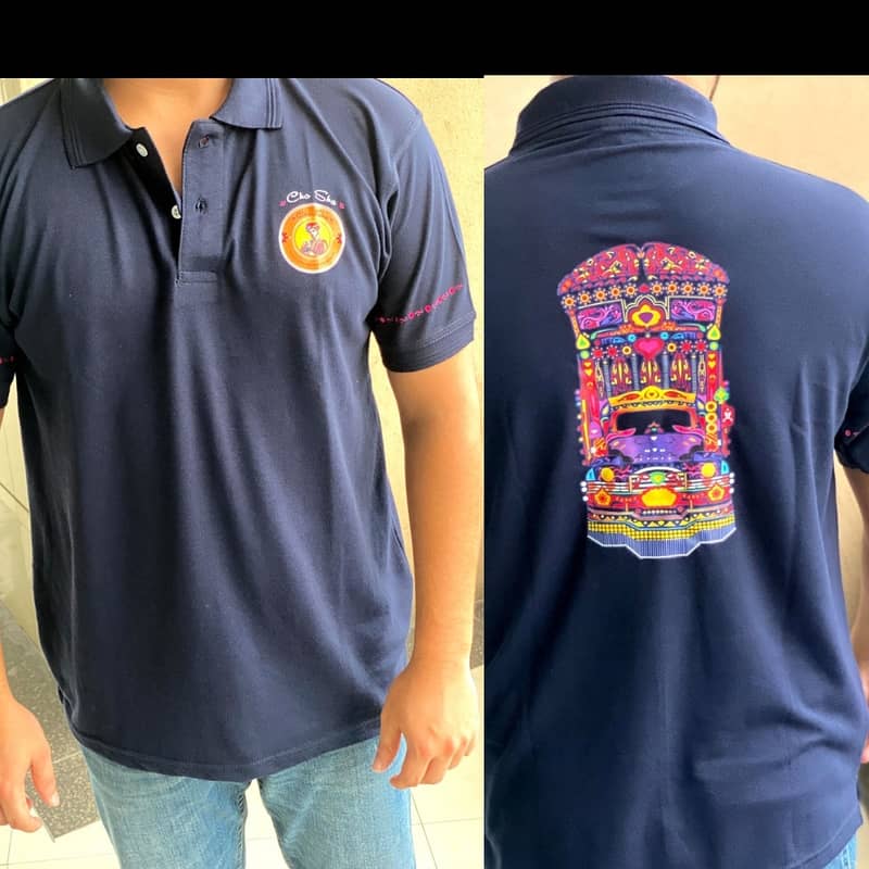 Customize T-shirt Printing in Lahore | Polo, Polister Supports uniform 10