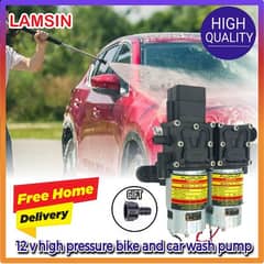 12 v high pressure car and bike wash pump with connector free delivery 0