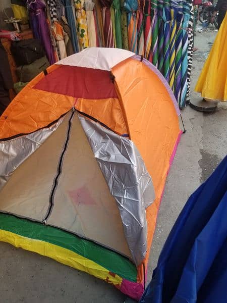 camping tent available. . . . 12