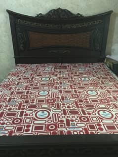 double bed with mattress