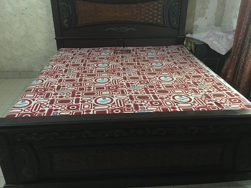 double bed with mattress 4