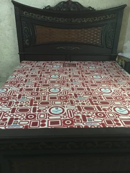 double bed with mattress 5