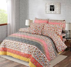 7Psc Beautiful Double Bed Comforter set (Available in 10 Colors) 