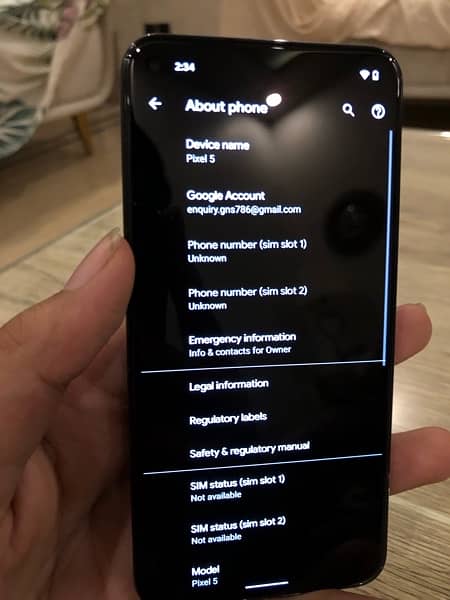 Google Pixel 5 5G 8/128 PTA APPROVED 7