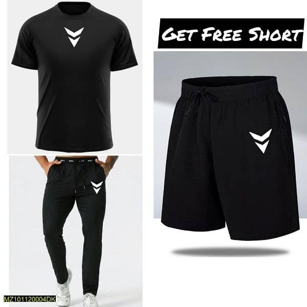 Mens tracksuit with free short 2