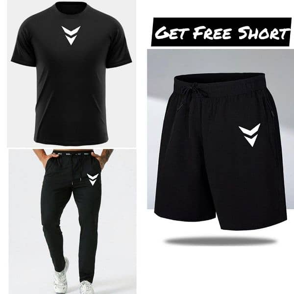 Mens tracksuit with free short 4