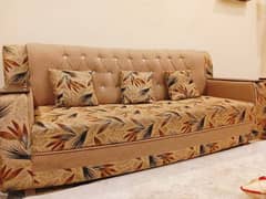 5 seater wooden sofa set