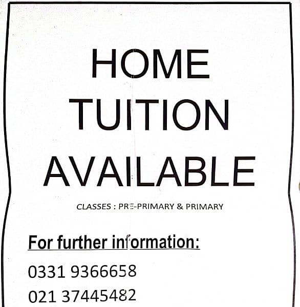 Home Tuition [Gulshan Block 16] 0