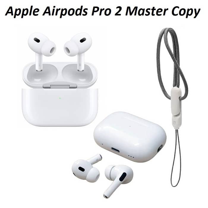 Apple Airpods Pro / Pro2 2nd Generation ANC Air pods White Black Gen 2 12