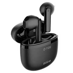 G tide L 1 earbuds black and white