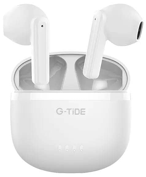 G tide L 1 earbuds black and white 1