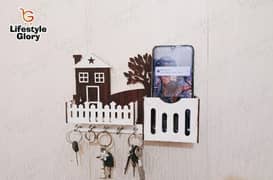 Lifestyle Glory Brand Wooden Home Tree Mobile and Keys Holder