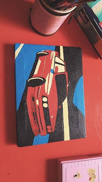 Automotive acrylic painting 1