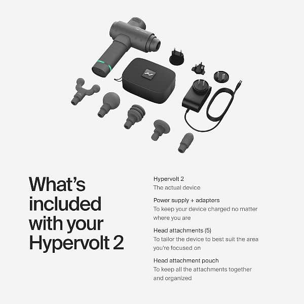 Hyperice Hypervolt 2 Gray -  Quiet Glide Technology - Massage Gun 4