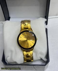 Men's Golden chain watch with Free home Dilverly 0