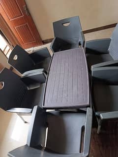 Boss Plastic Chairs And Table Set