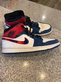 Nike Air Jordan 1 Mid 'Multicolored Swoosh'