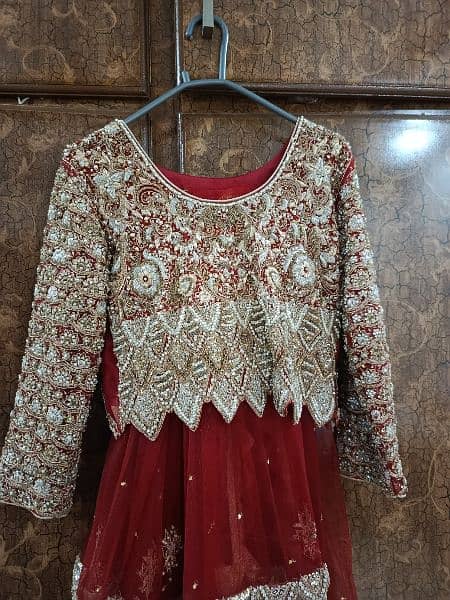 bridal lehenga for sale just 1 time used condition 10/10 2