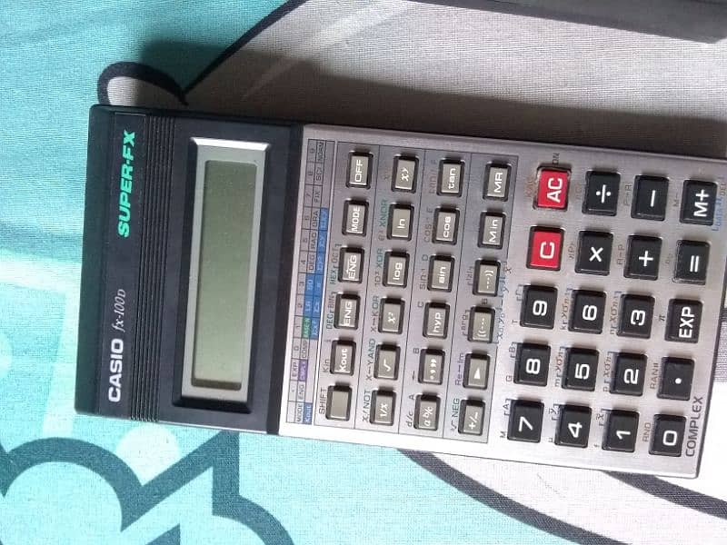 Casio Fx100 Super FX scientific calculator made in Japan 4