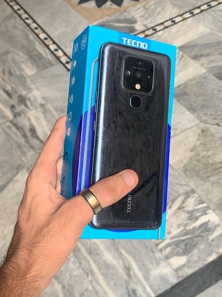 Tecno Camon 16pro with box and charge 0