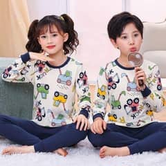 2 pieces stitched jersy printer pajama and shirt