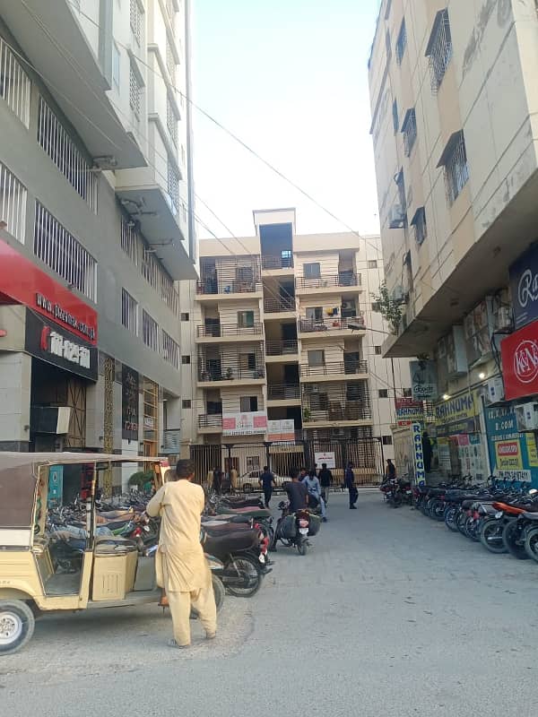 BRAND NEW 3 BED-DD (4TH FLOOR) FLAT AVAILABLE FOR SALE IN KINGS COTTAGES (PH-II) BLOCK-7 GULISTAN-E-JAUHAR 19