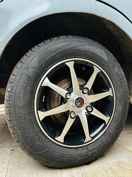 13 inch alloy rims only rims not tyres 3