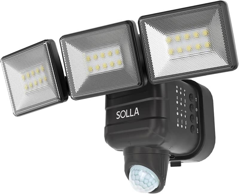 Battery Powered Flood Lights Outdoor, 1500LM Wireless Motion Sensor Se 0