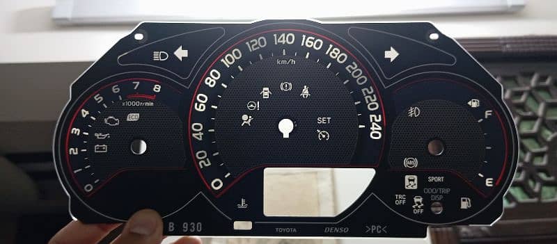 Corolla Gli,Xli 2014 to 2020 Speedo meter dial 1