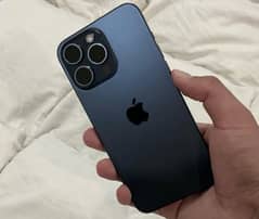 iphone 15 pro max blue titanium 10/10 pta approvewith box fast selling 0