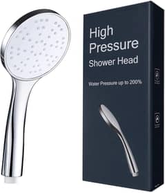 High Pressure Shower Head, Chrome Nozzle, Water Saving Head Handheld S