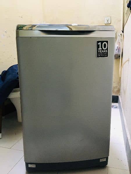 haeir automatic washing machine HWM95-1678 model  almost new condition 10