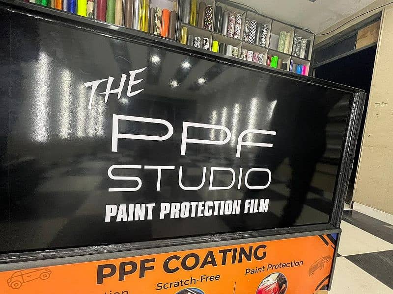 ppf (paint protection film) car wrapping and windows tint services 2